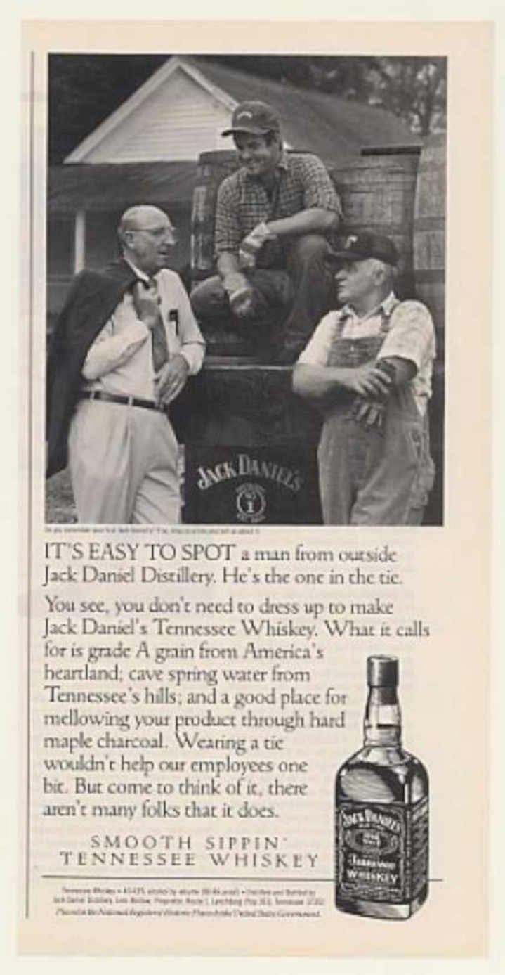 Jack Daniells Men Vintage Retro Advert Ads A4 Photo Print
