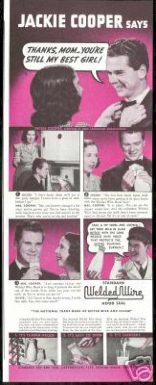 Jackie Cooper Welded Vintage Retro Advert Ads A4 Photo Print