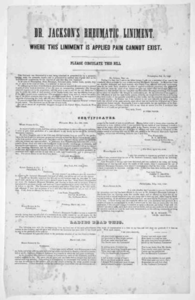 Jackson Liniment Bill Vintage Retro Advert Ads A4 Photo Print