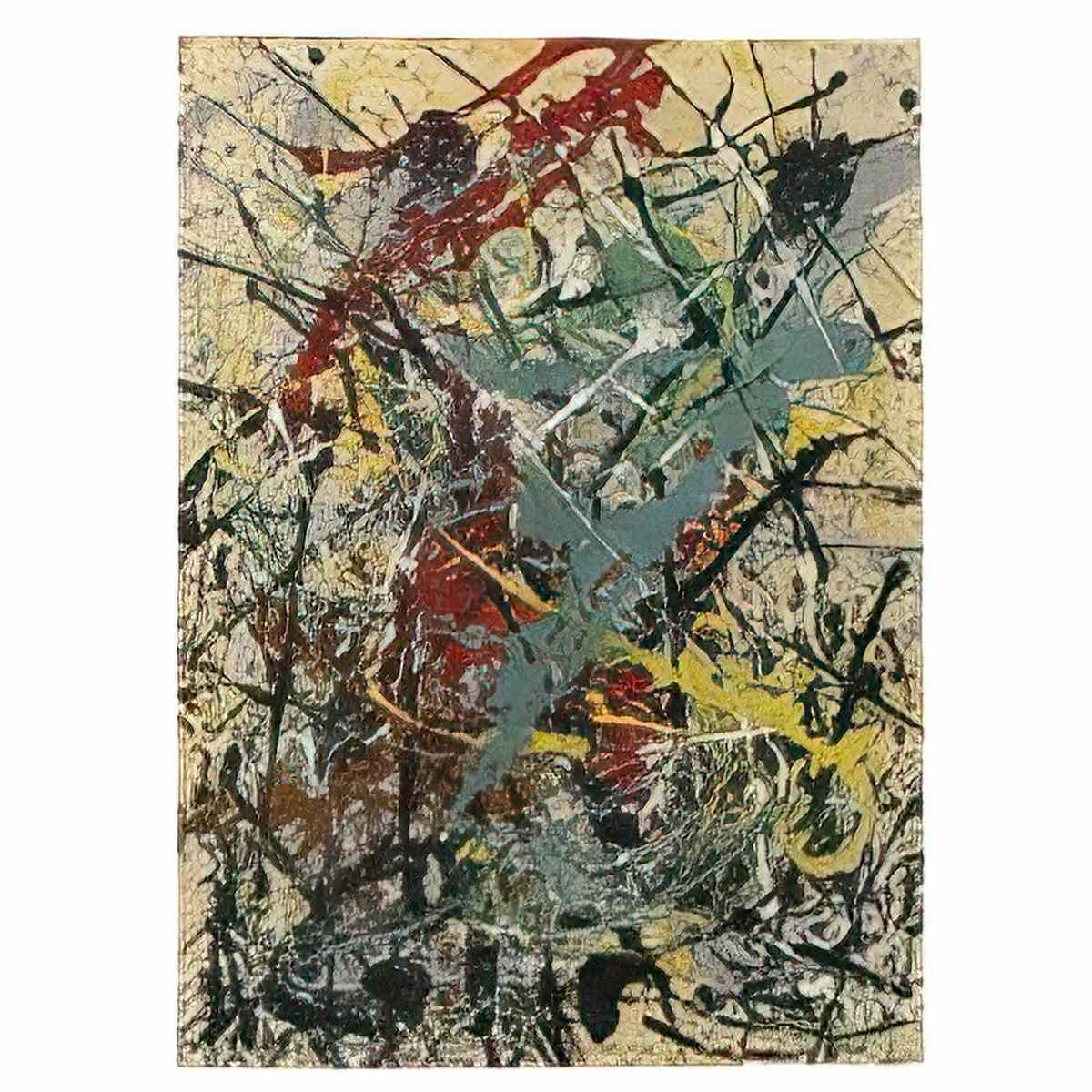 Jack Bush blue green split 1964 Art A4 Photo Print