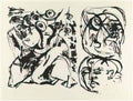 Jack Bush man and woman 1 1955 Art A4 Photo Print