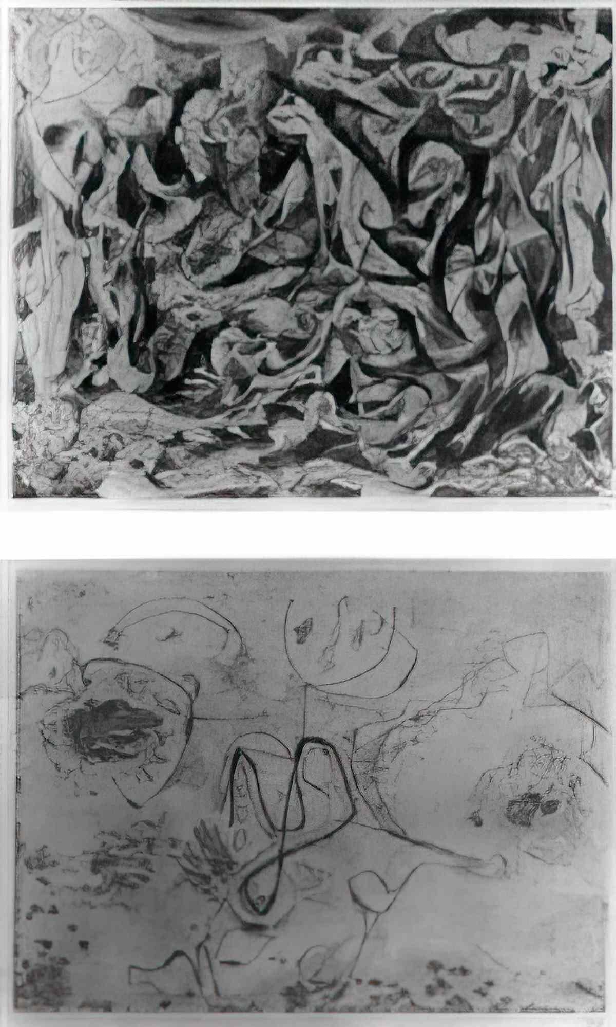 Jackson Pollock cr 1078 p16 Art A4 Photo Print