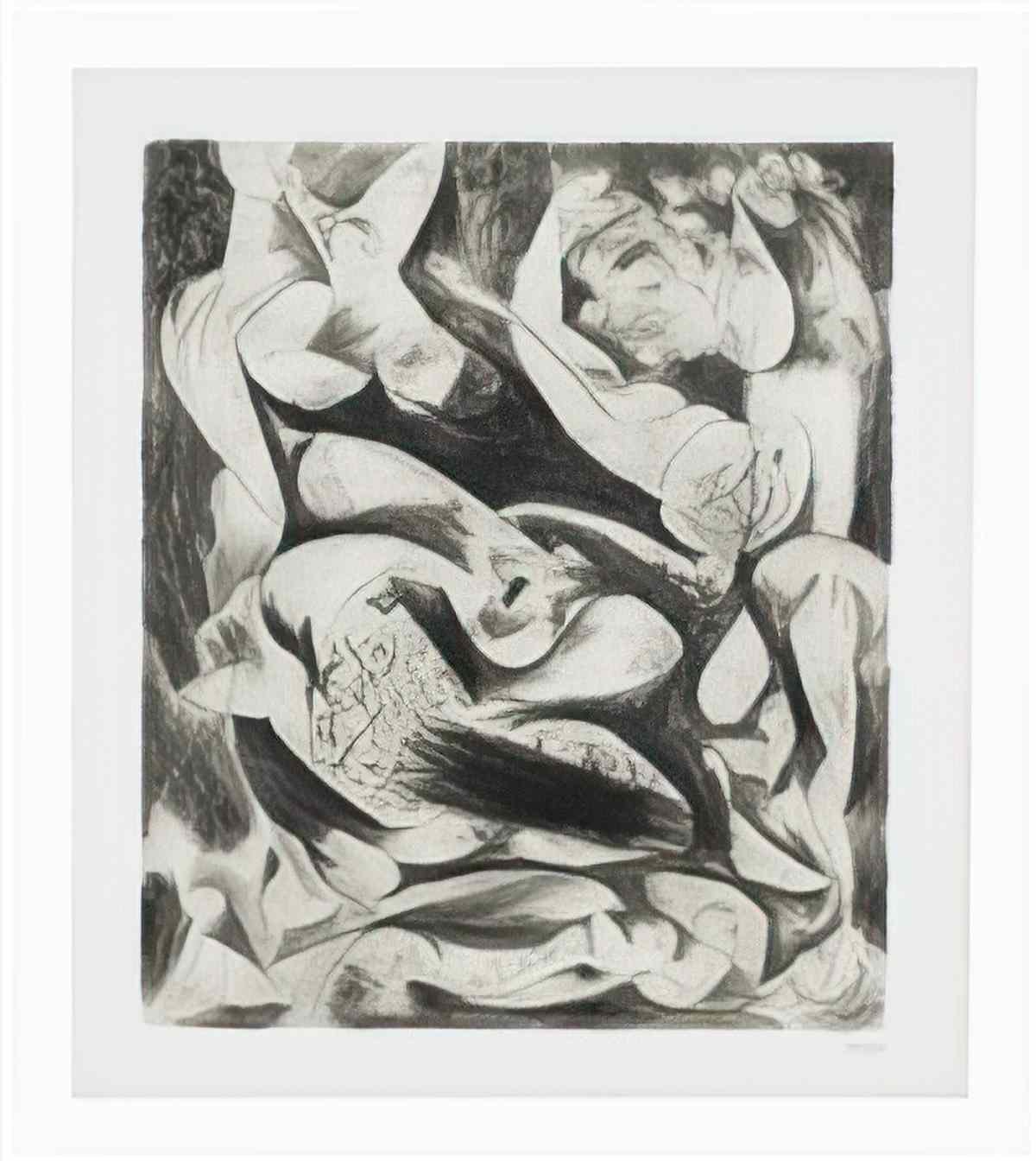 Jackson Pollock eye scape Art A4 Photo Print