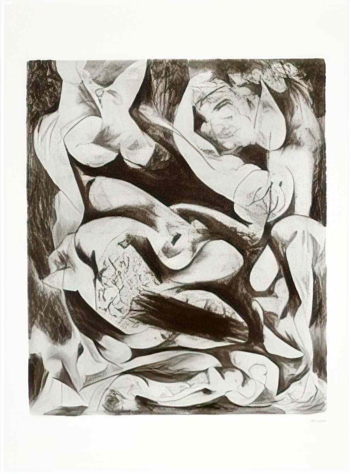 Jackson Pollock eyes in the heat ii Art A4 Photo Print