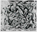 Jackson Pollock figure Art A4 Photo Print