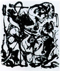 Jackson Pollock jackson pollock modernica chair Art A4 Photo Print