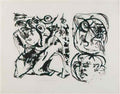 Jackson Pollock man with hand plow Art A4 Photo Print