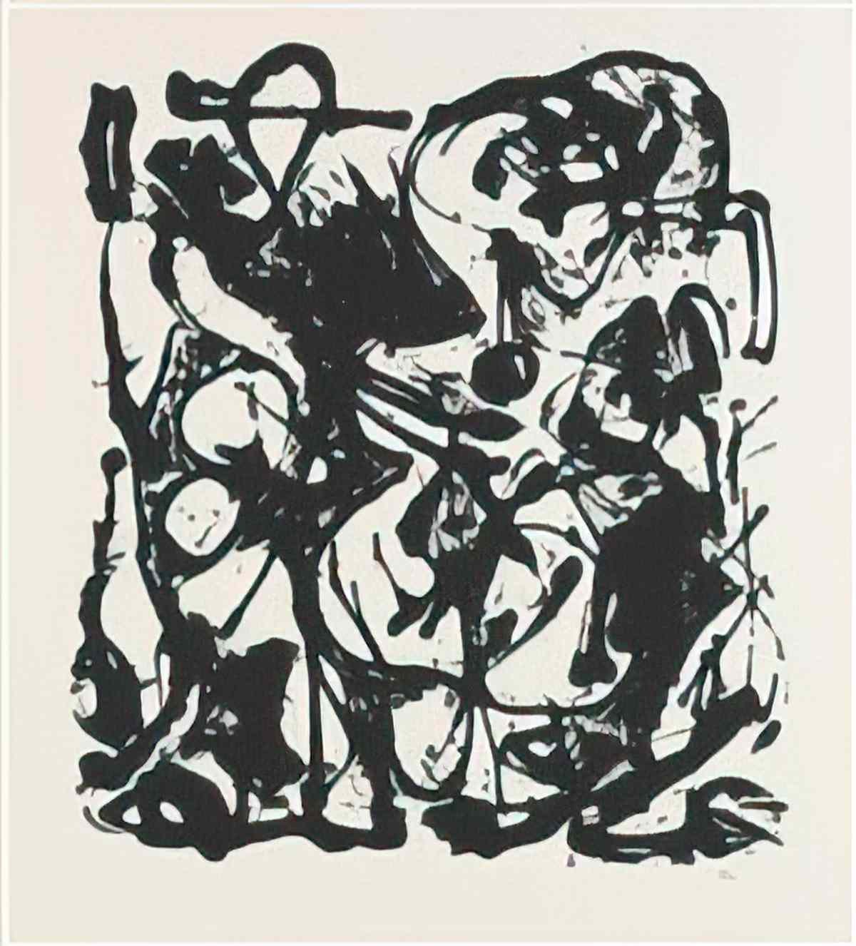 Jackson Pollock untitled suite of 6 Art A4 Photo Print