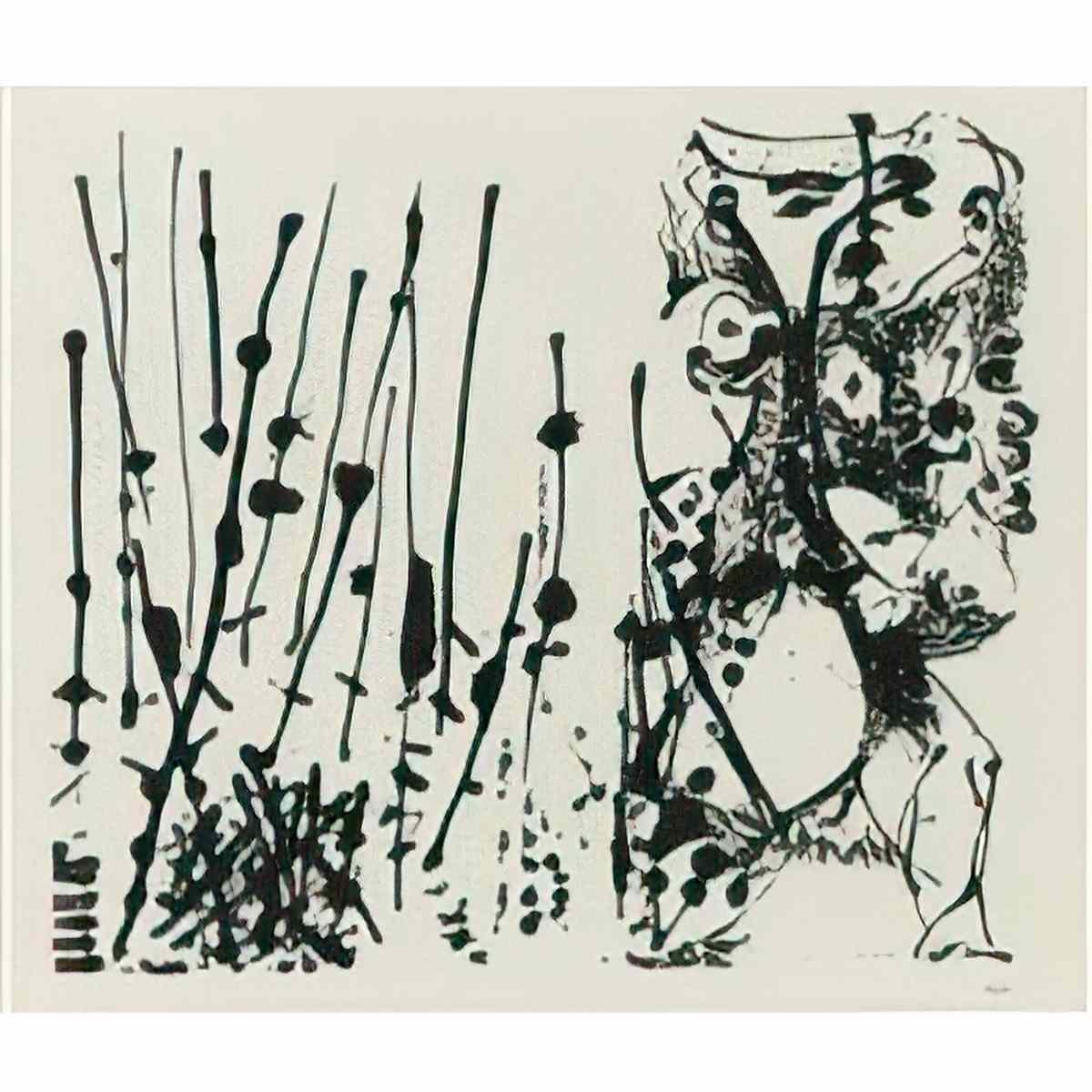 Jackson Pollock number 161 Art A4 Photo Print
