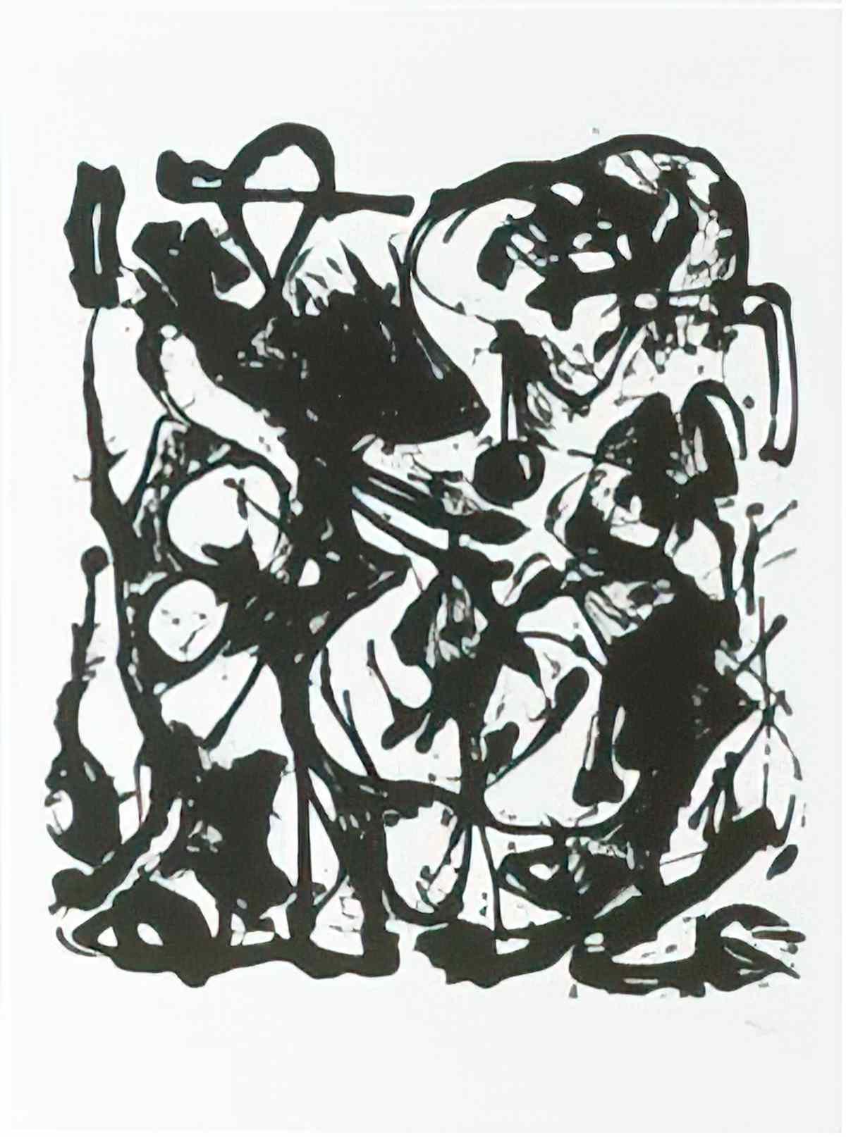 Jackson Pollock number 17 1949 Art A4 Photo Print