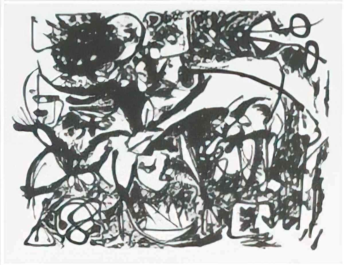 Jackson Pollock number 17 19491 Art A4 Photo Print