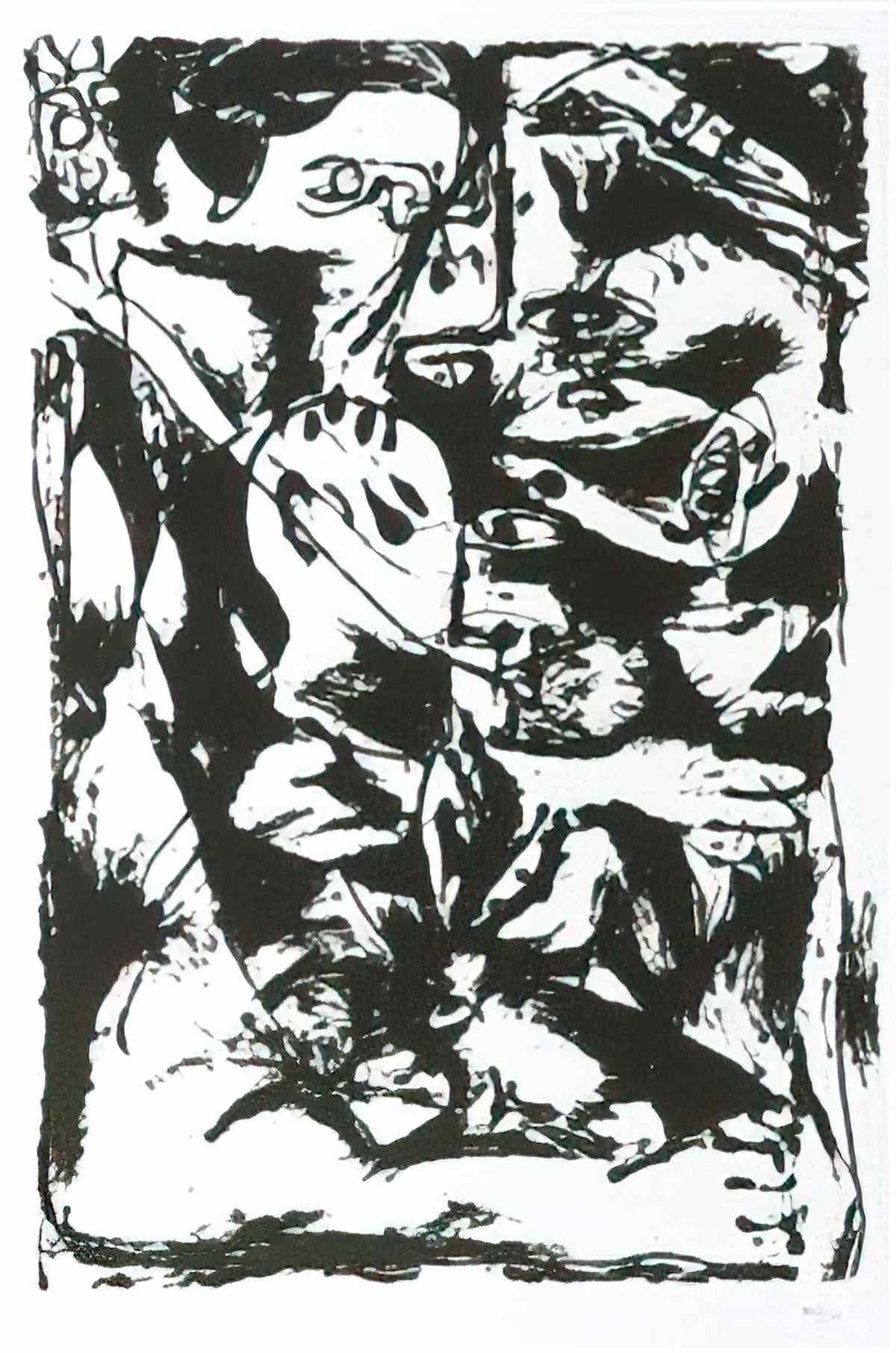 Jackson Pollock number 17 1950 fireworks Art A4 Photo Print