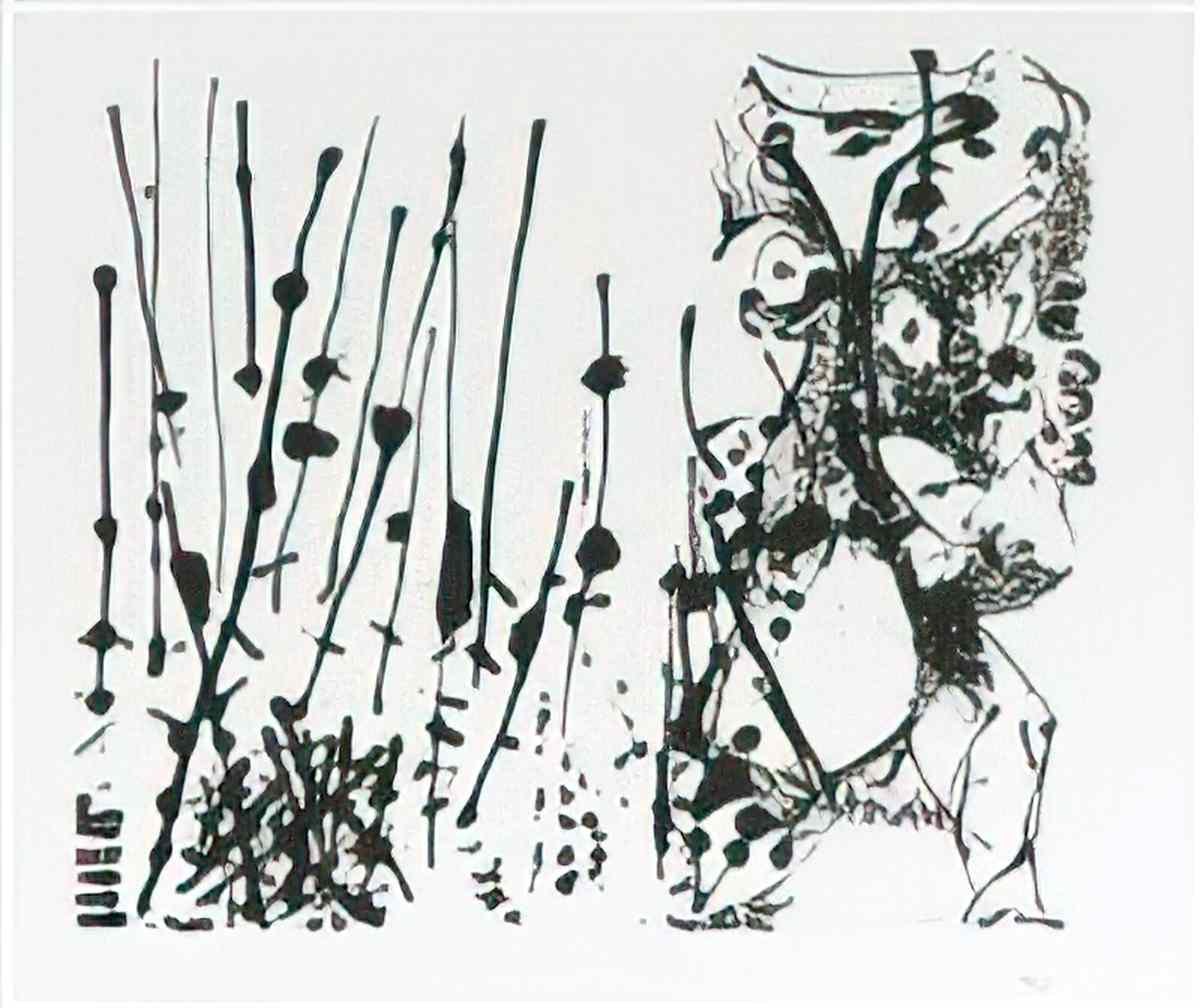 Jackson Pollock number 18 1951 Art A4 Photo Print