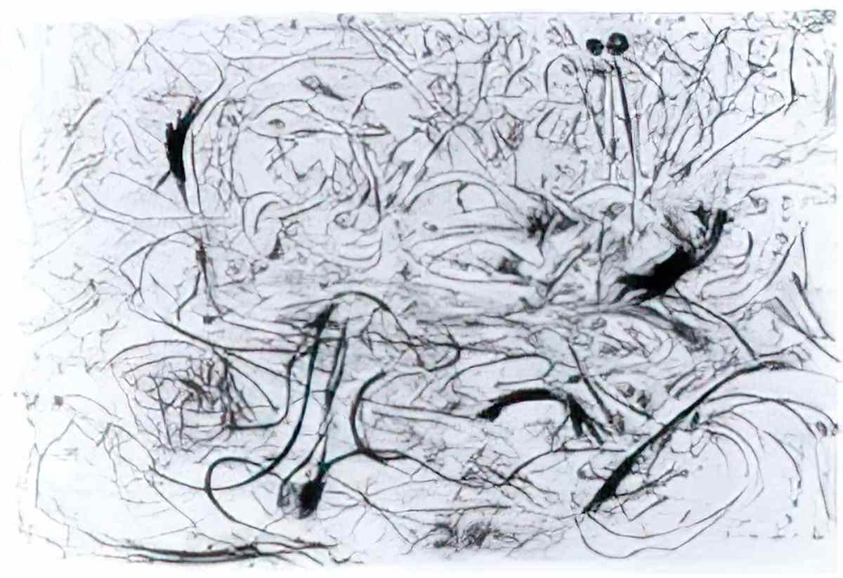 Jackson Pollock number 24 number 25 number 29 Art A4 Photo Print