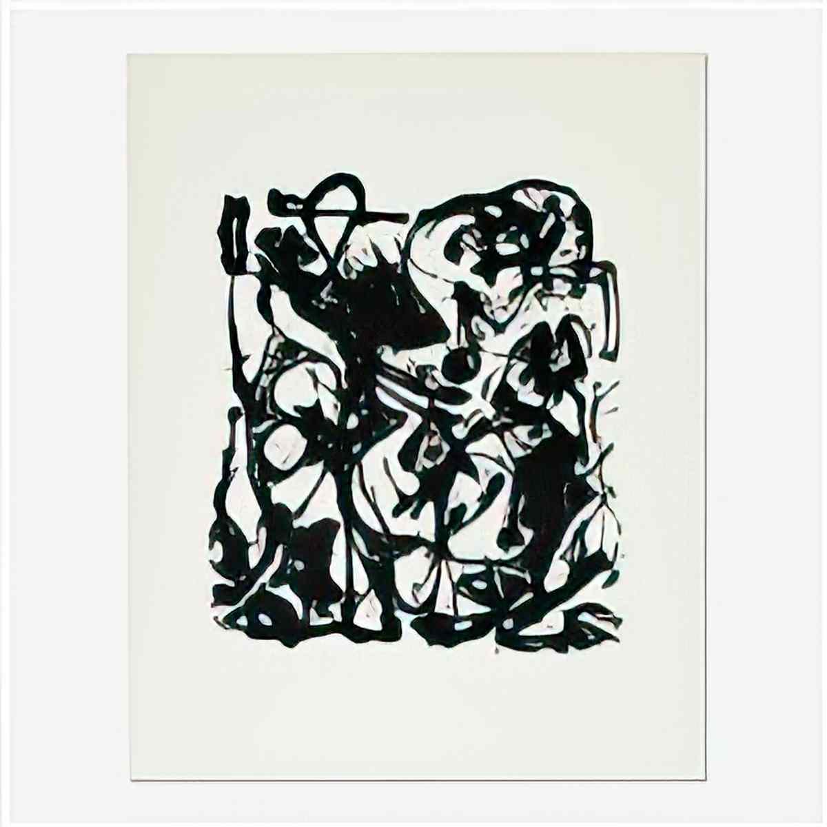 Jackson Pollock number 25 Art A4 Photo Print