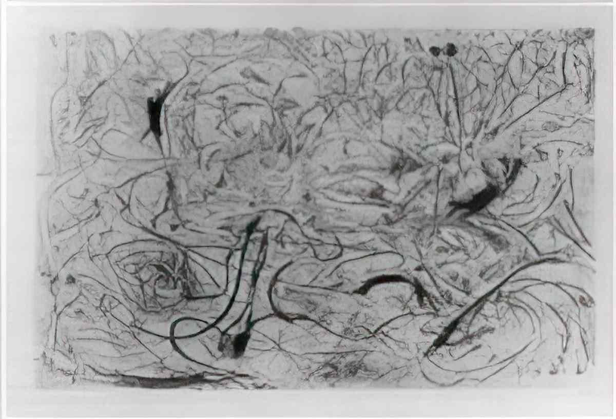 Jackson Pollock number 26 1950 Art A4 Photo Print