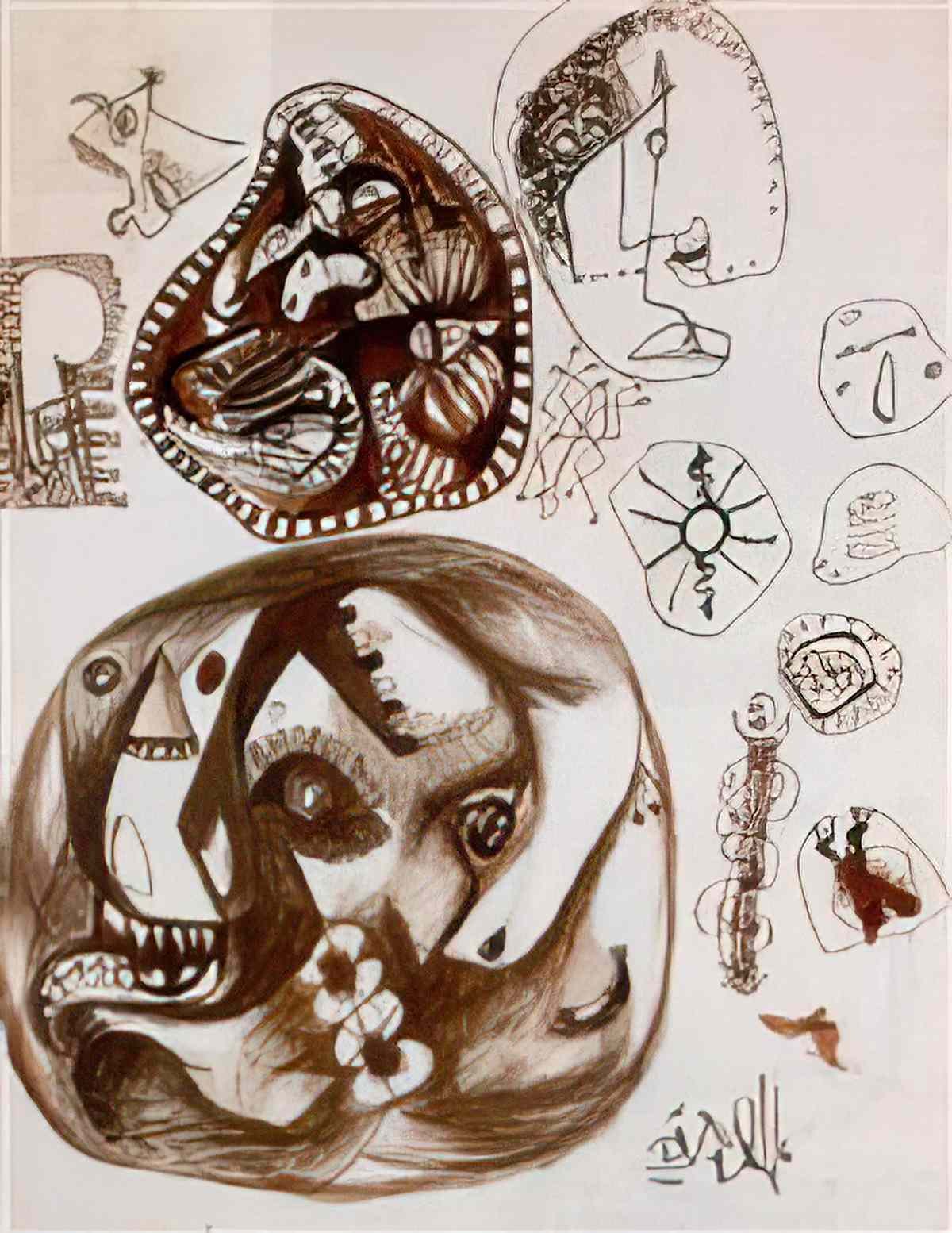 Jackson Pollock number 26 Art A4 Photo Print
