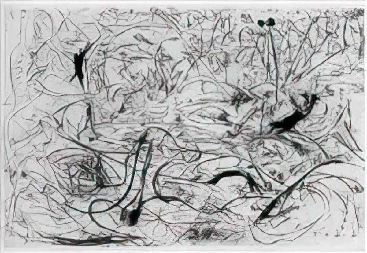 Jackson Pollock number 5 1951 elegant lady Art A4 Photo Print