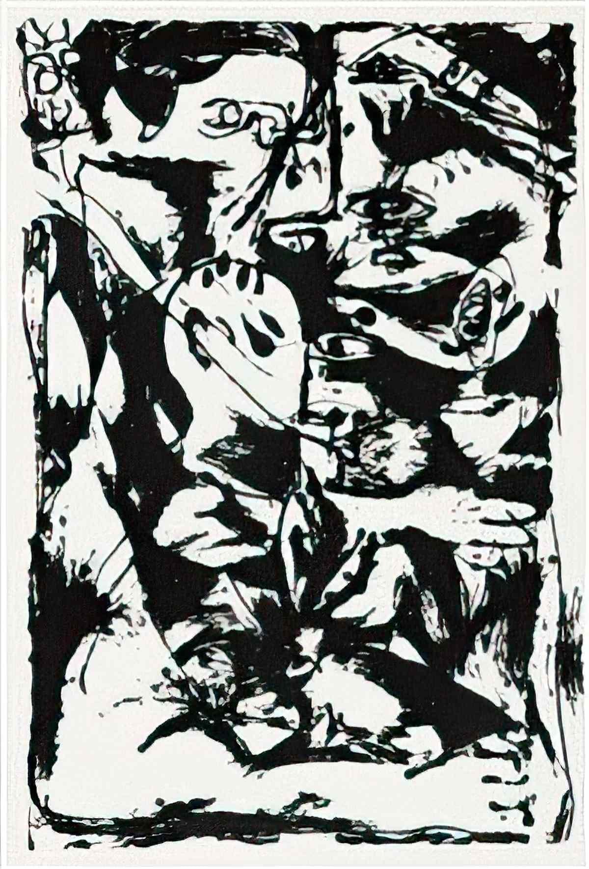 Jackson Pollock number 62 Art A4 Photo Print