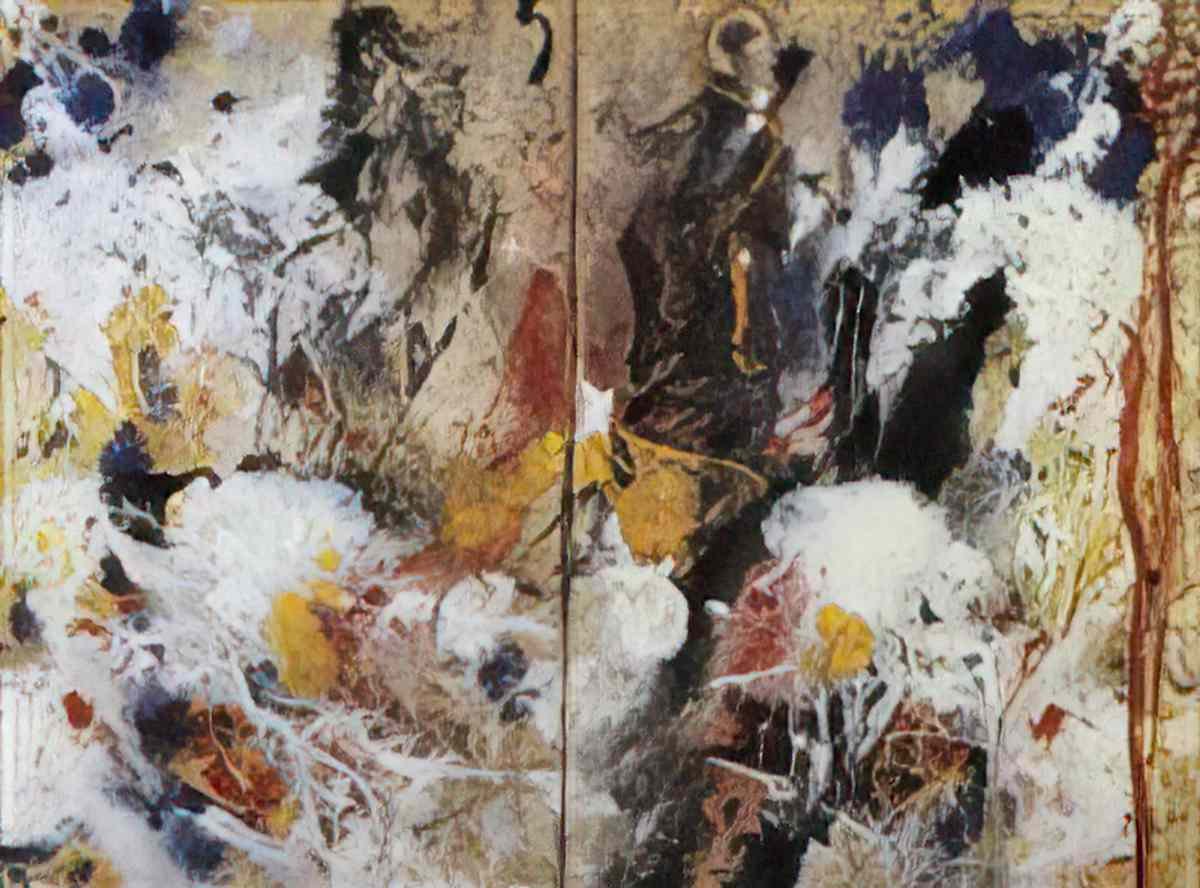 Jackson Pollock number 76 Art A4 Photo Print