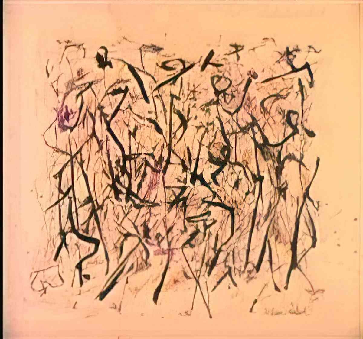 Jackson Pollock ohne titel1 Art A4 Photo Print