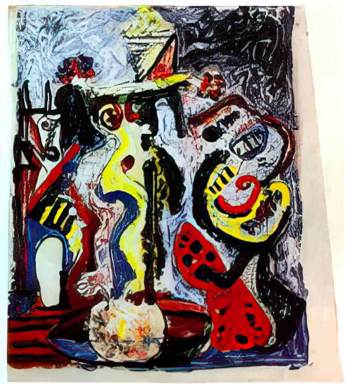 Jackson Pollock parsons gallery poster1 Art A4 Photo Print