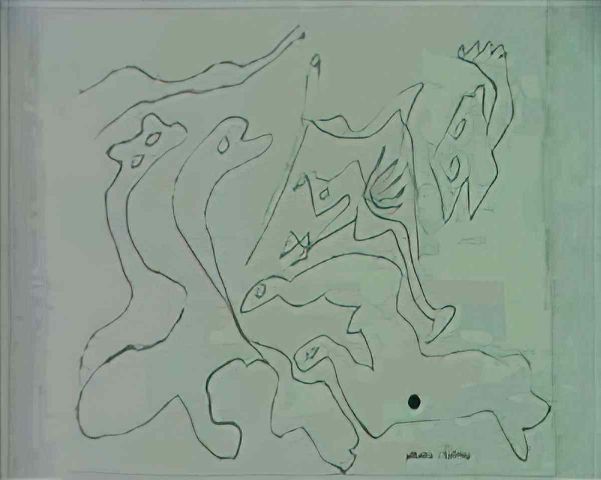 Jackson Pollock parsons gallery poster3 Art A4 Photo Print