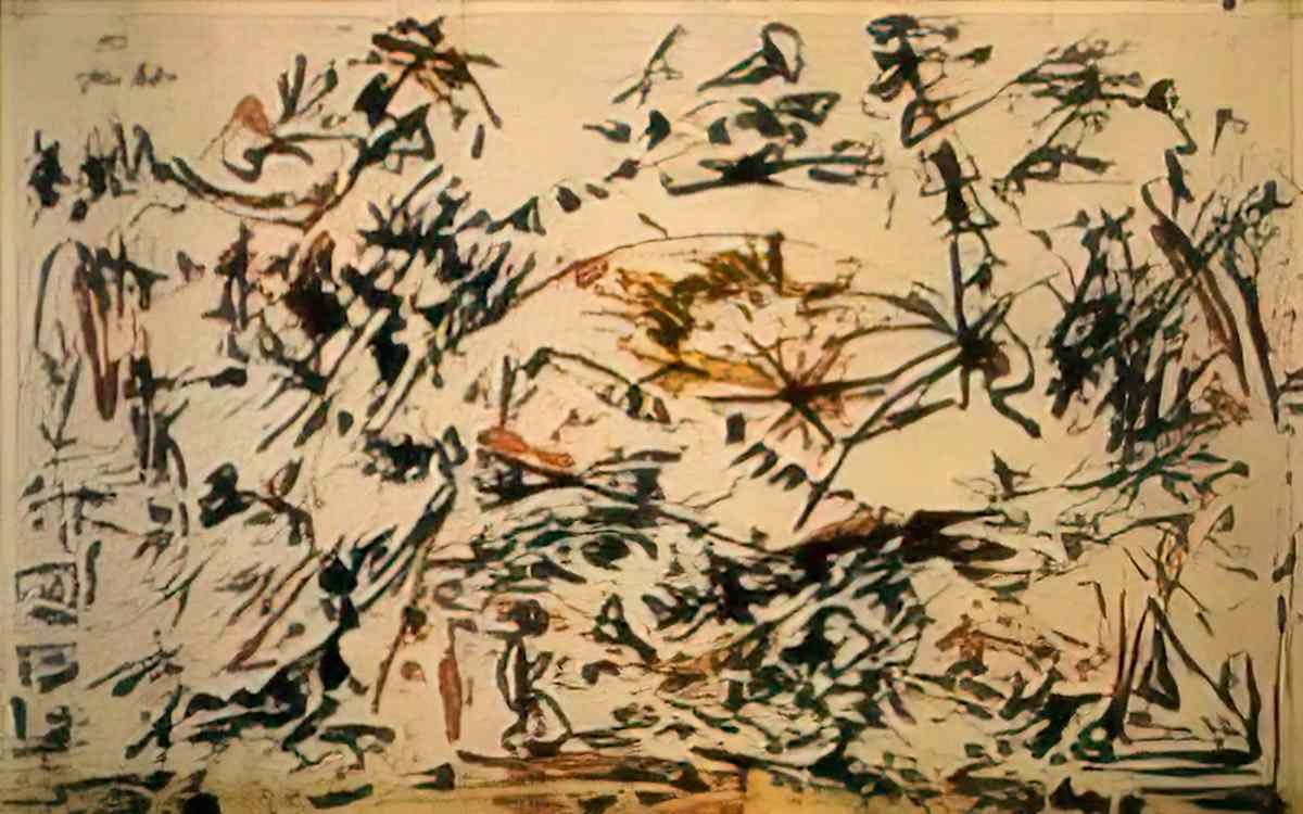 Jackson Pollock parsons gallery poster5 Art A4 Photo Print