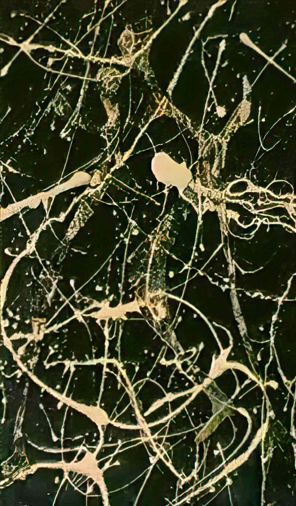 Jackson Pollock psychoanalytic drawing Art A4 Photo Print