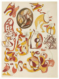 Jackson Pollock reclining woman Art A4 Photo Print