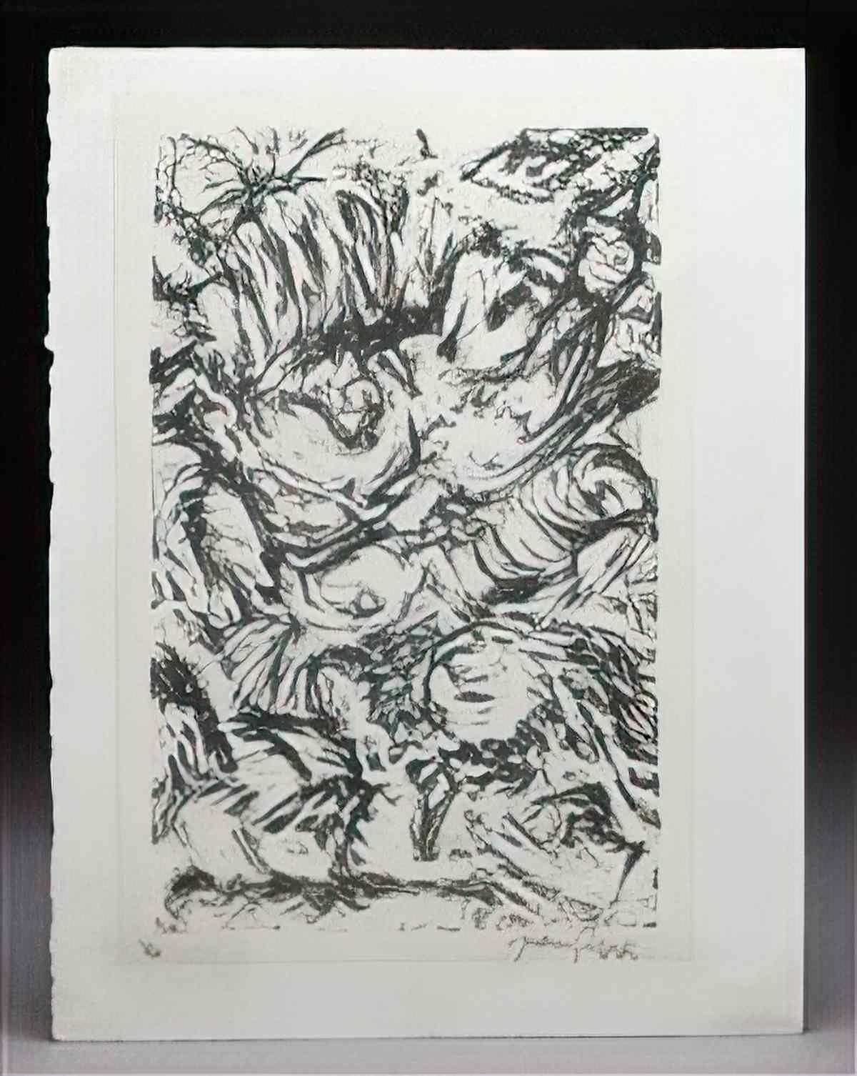 Jackson Pollock rhythmical dance Art A4 Photo Print