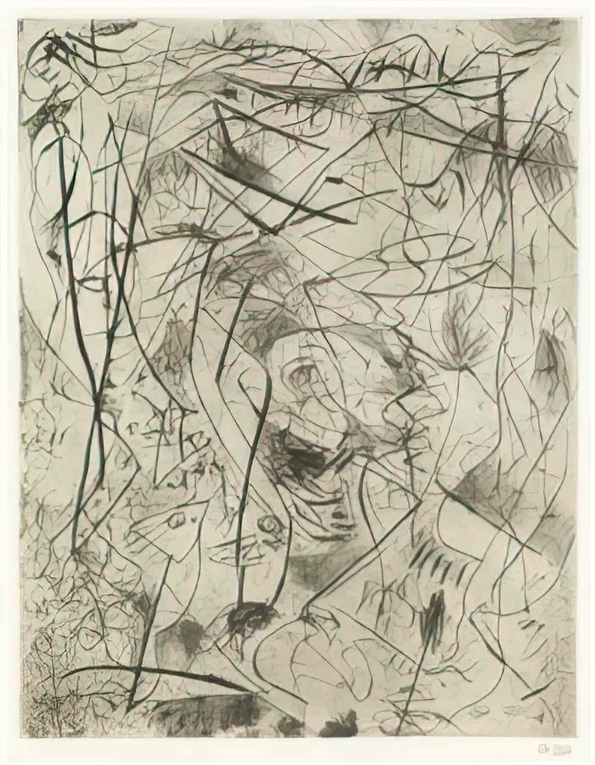 Jackson Pollock sans titre2 Art A4 Photo Print