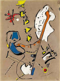 Jackson Pollock silver and black diptych Art A4 Photo Print