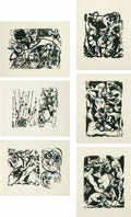 Jackson Pollock stacking hay Art A4 Photo Print
