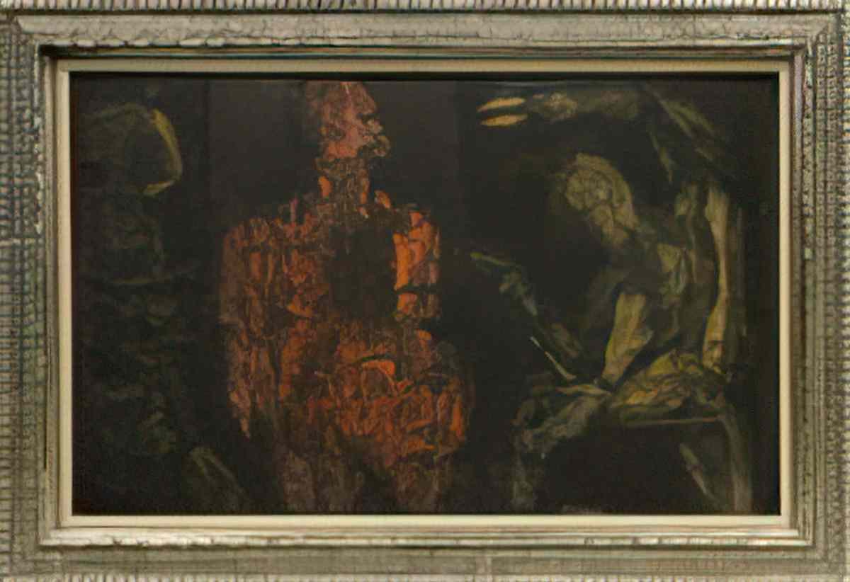 Jackson Pollock untitled betty parsons gallery announcement dbl sided Art A4 Photo Print