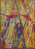 Jackson Pollock untitled cr1091 after painting number 7 cr324 Art A4 Photo Print
