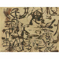 Jackson Pollock untitled drawing Art A4 Photo Print