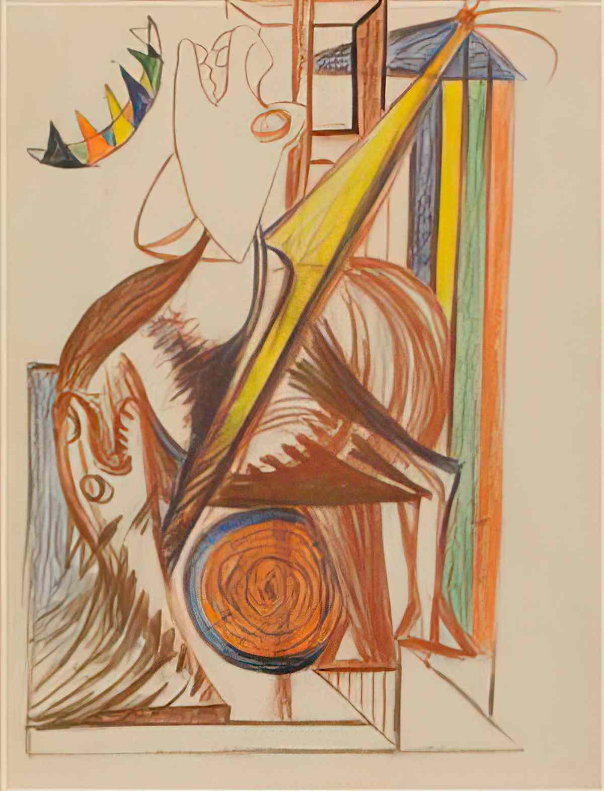 Jackson Pollock untitled equine series iv Art A4 Photo Print