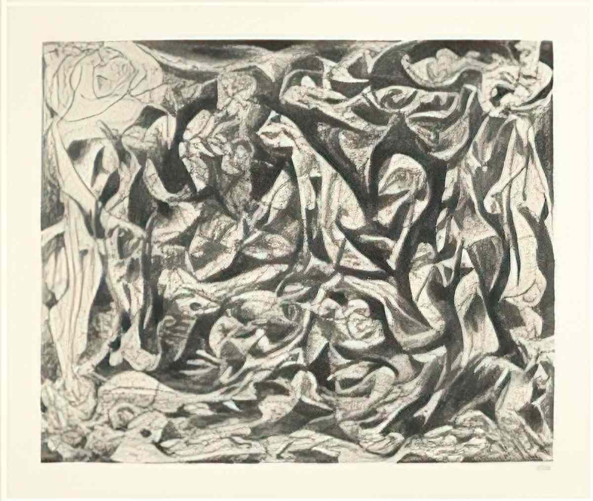 Jackson Pollock untitled p131 Art A4 Photo Print