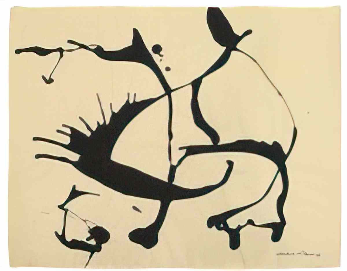 Jackson Pollock untitled p161 Art A4 Photo Print