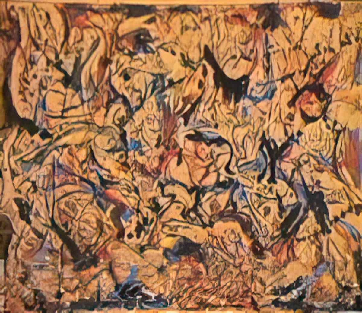 Jackson Pollock untitled portfolio of 6 Art A4 Photo Print