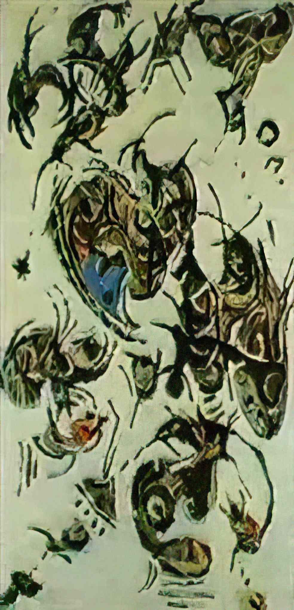 Jackson Pollock untitled psychoanalytic drawing1 Art A4 Photo Print