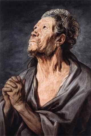 Jacob Jordaens An Apostle A4 Photo Print