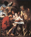 Jacob Jordaens Satyr And Peasant A4 Photo Print