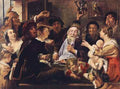Jacob Jordaens The Bean King3 A4 Photo Print