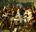 Jacob Jordaens The King Drinks2 A4 Photo Print