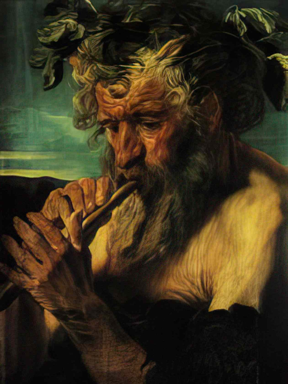 Jacob Jordaens bust of satyr 1621 Art A4 Photo Print
