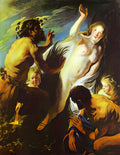 Jacob Jordaens pan and syrinx Art A4 Photo Print
