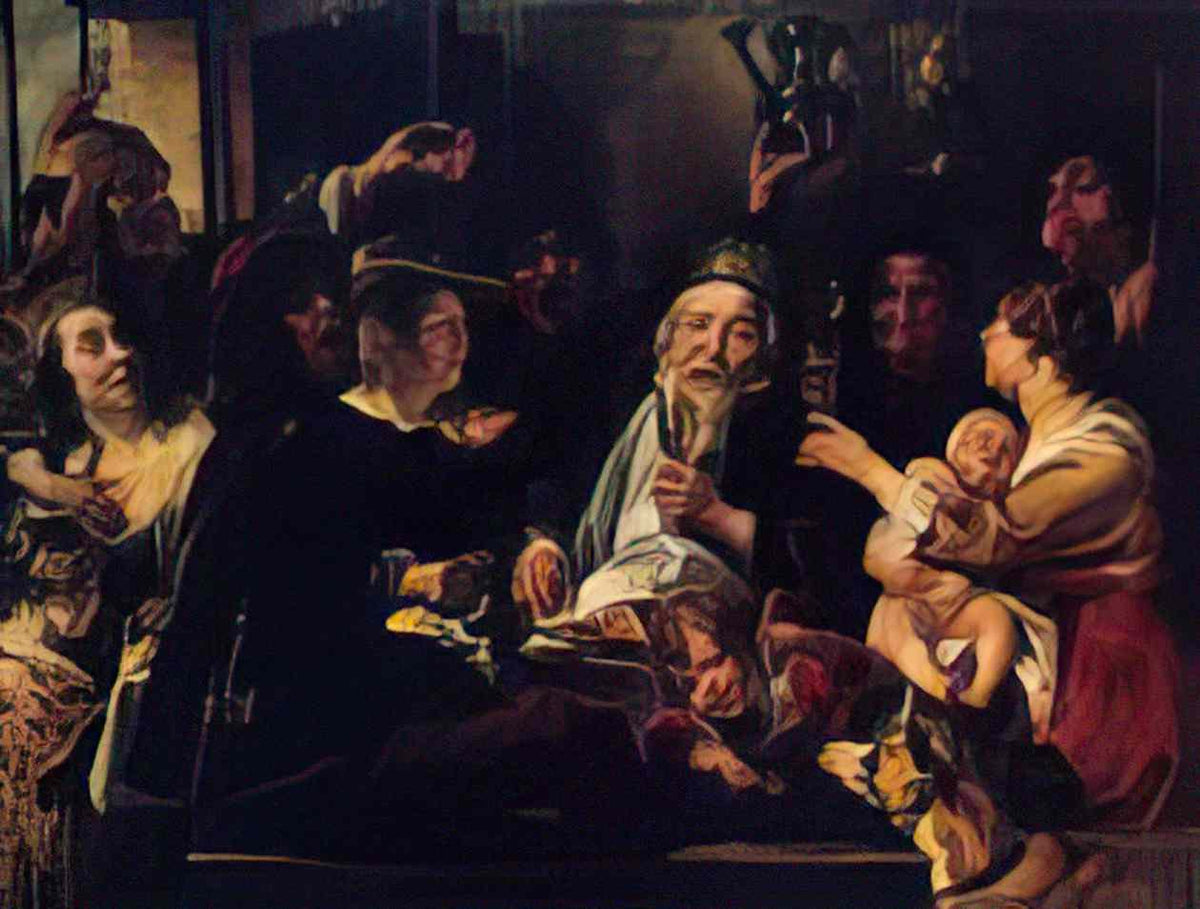 Jacob Jordaens the bean king the king drinks 1638 Art A4 Photo Print