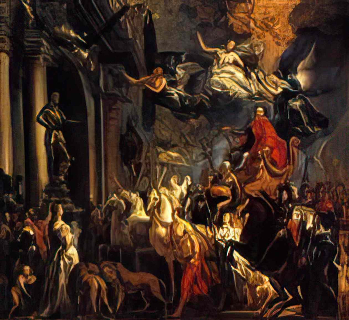 Jacob Jordaens the triumph of frederic henri 1651 Art A4 Photo Print